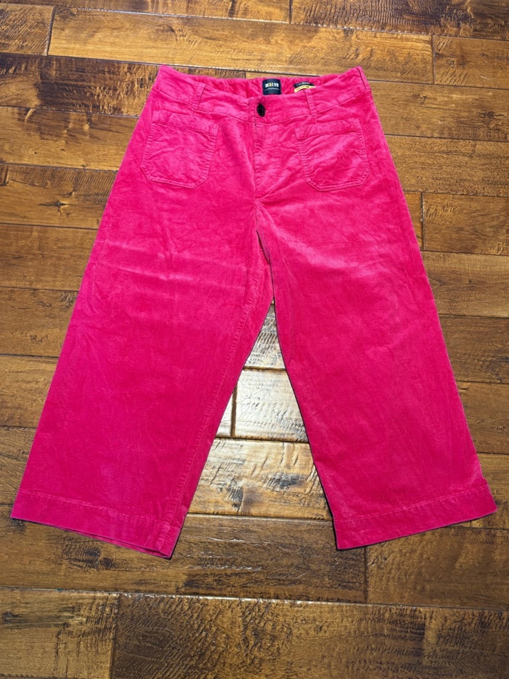 Meave Anthropologie The Colette Pink Corduroy Pants